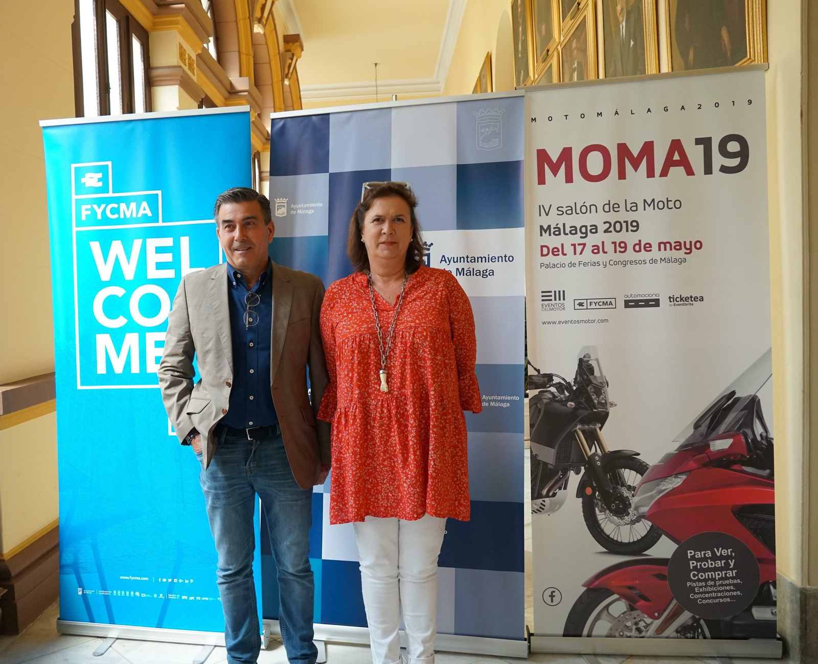 Presentación, este miércoles, del Salón de la Moto de Málaga.