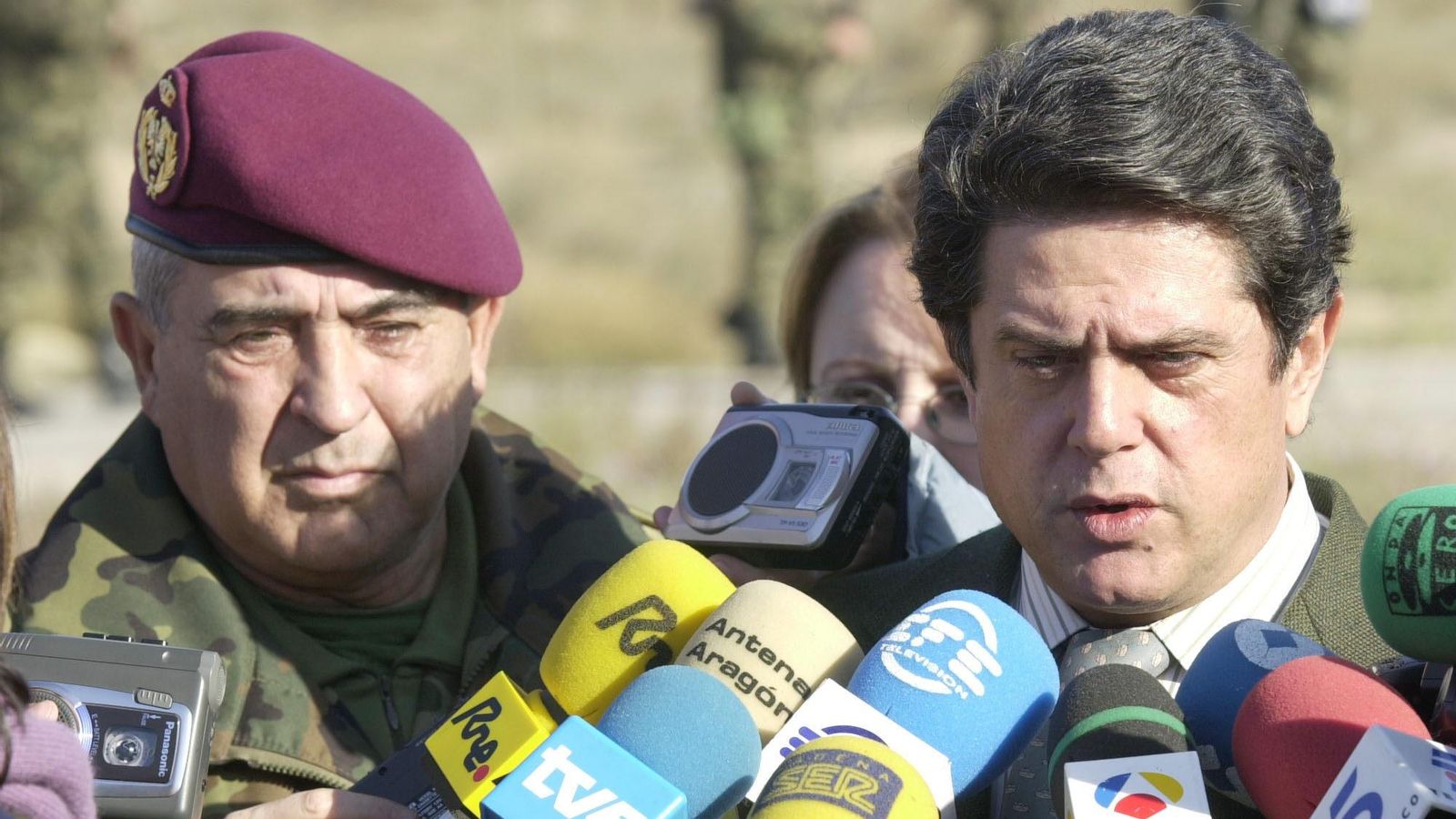 Federico Trillo cuando fue ministro de Defensa en el Gobierno de Aznar.