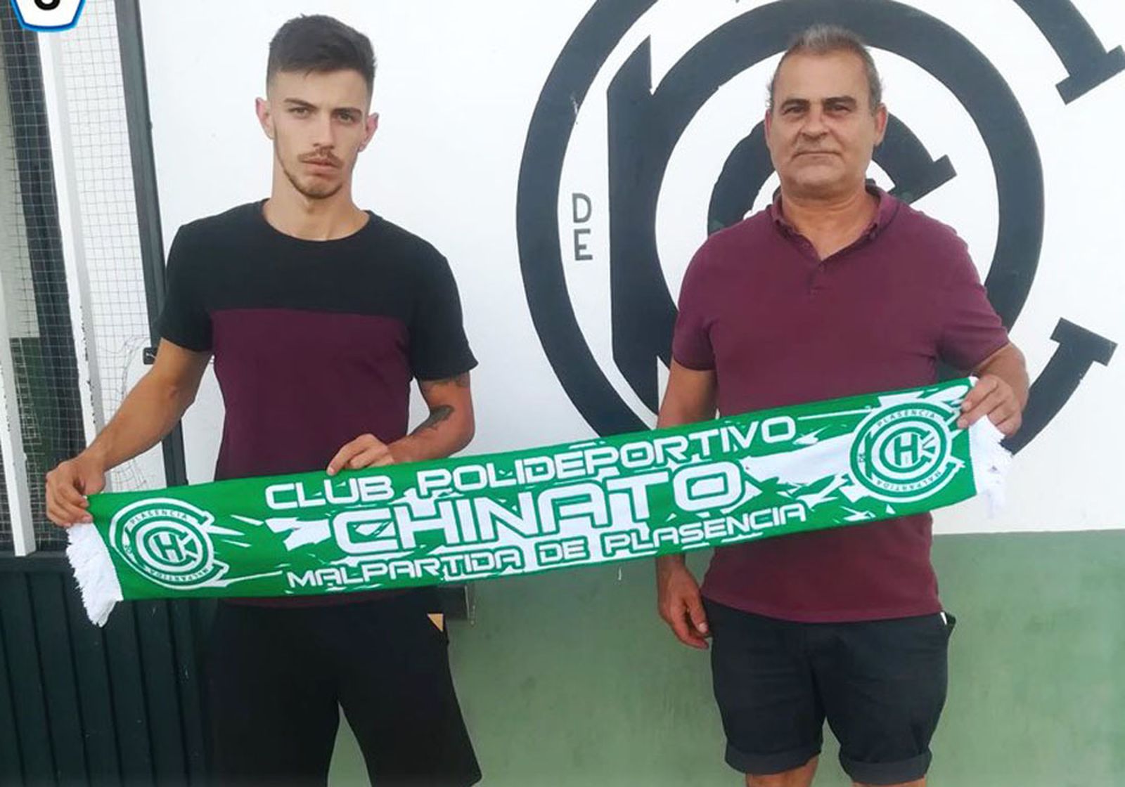 Buben, presentado en el equipo de su pueblo, Malpartida de Plasencia.