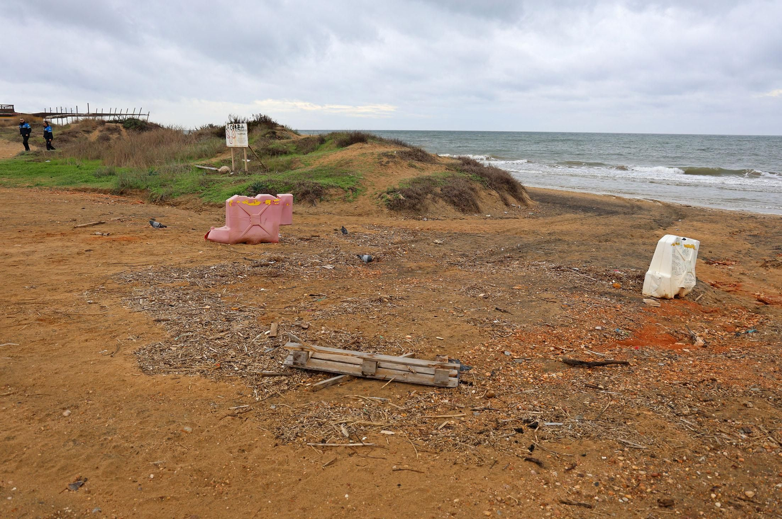Imágenes del paso de la DANA por Huelva