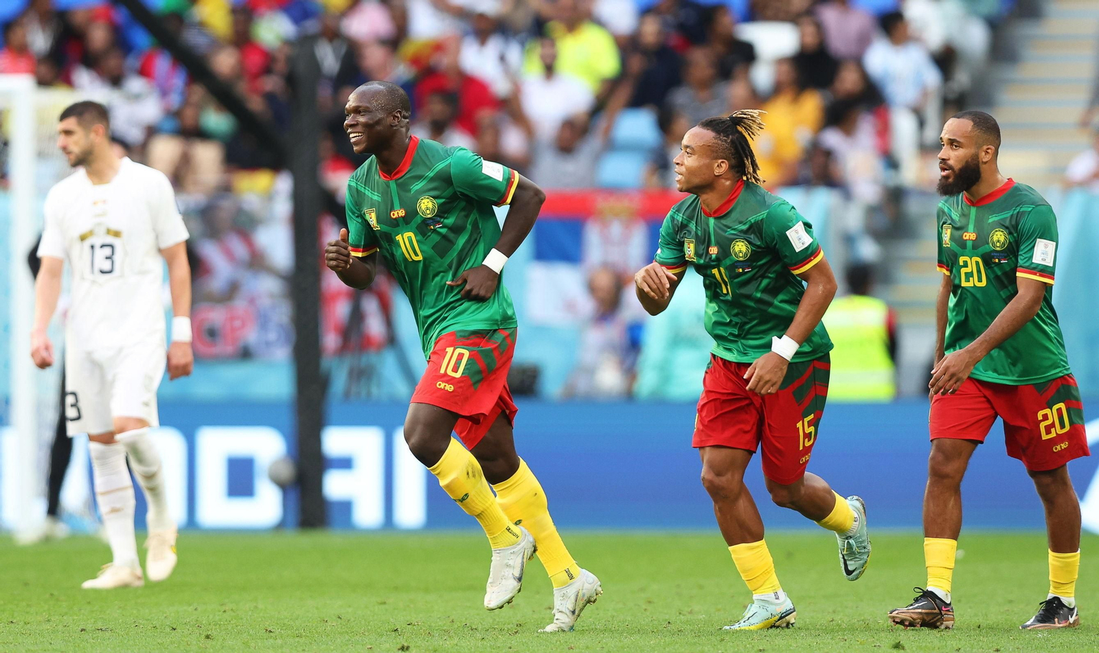 Las imágenes del Camerún - Serbia