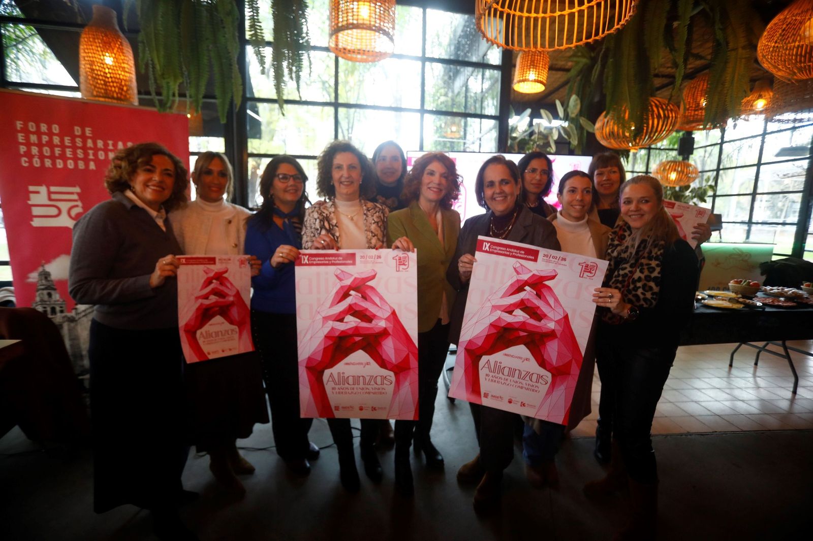Presentación del cartel del Congreso Andaluz de Empresarias y Profesionales de Córdoba.