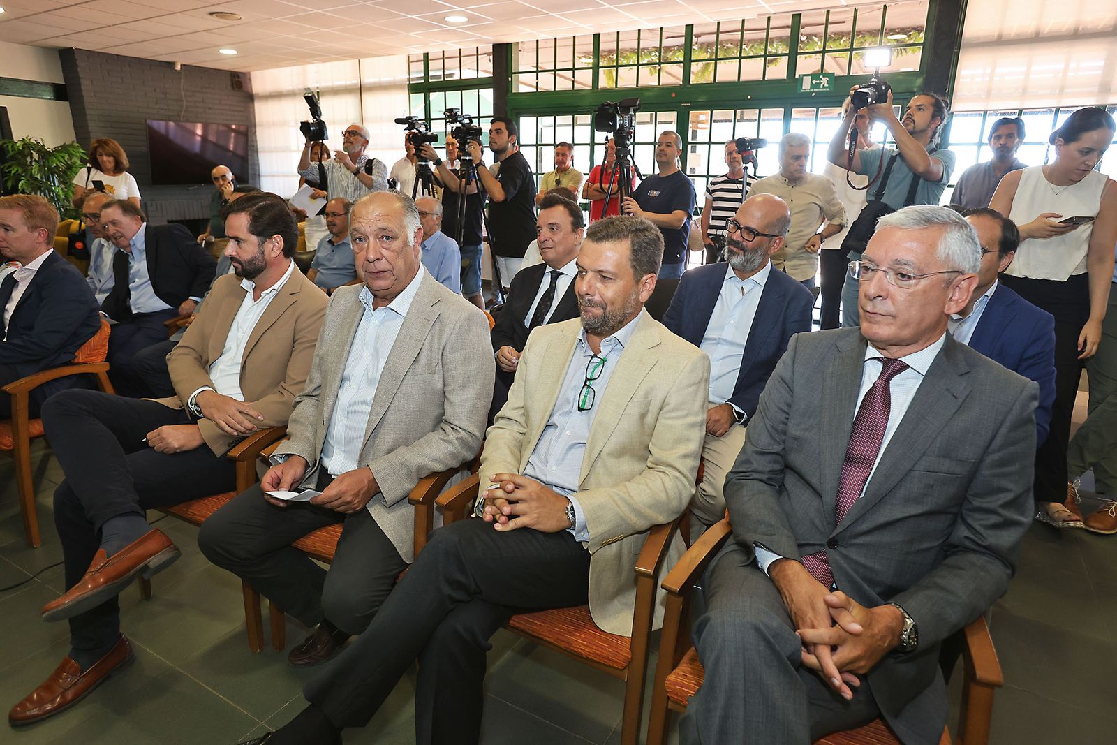 Imágenes de la constitución y presentación del Comité de Honor del centenario de la Copa del Rey de Tenis