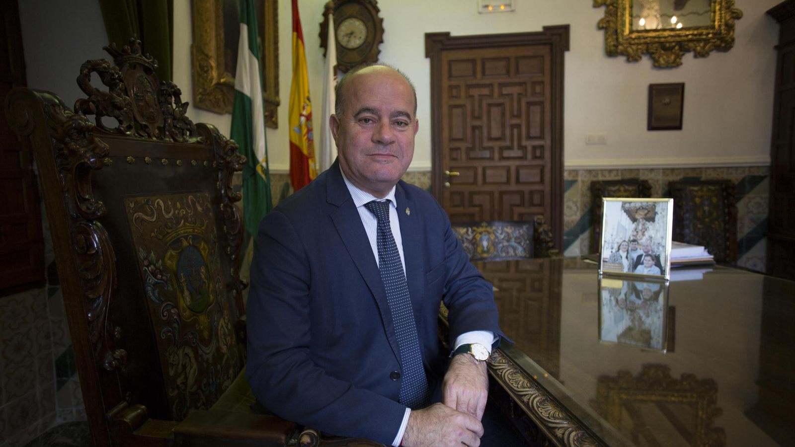 Manuel Barón, alcalde de Antequera. Manuel Barón, alcalde de Antequera.