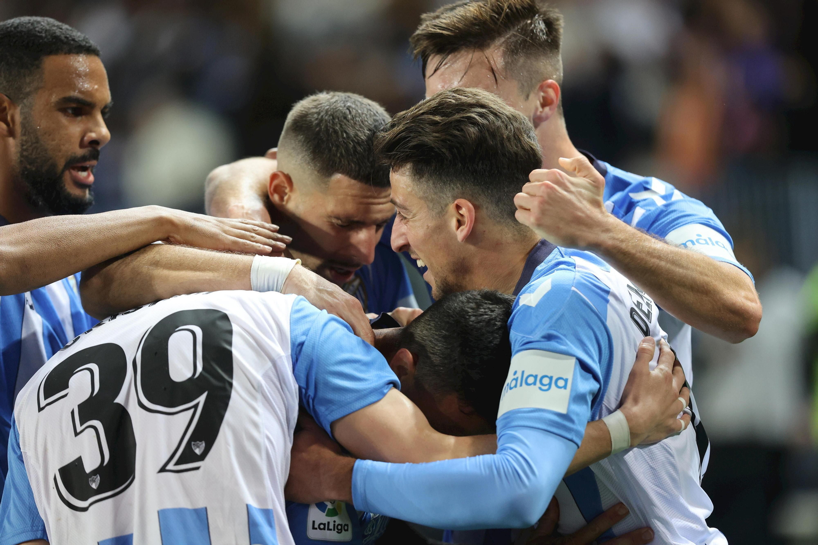 El Málaga CF-Zaragoza, en fotos