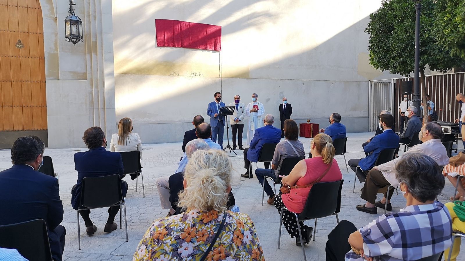 Un momento de la inauguración del espacio.