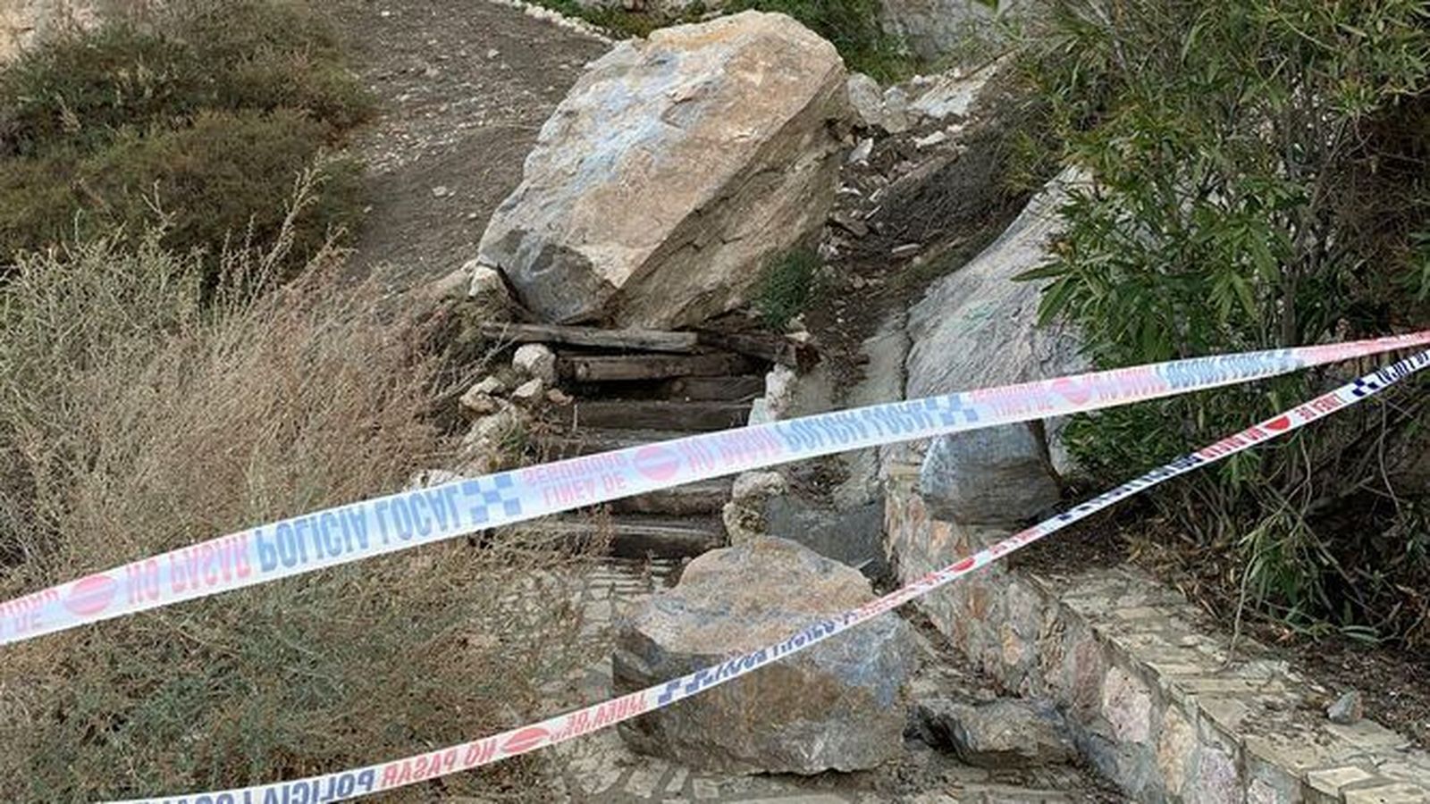 Imagen de archivo del desprendimiento de 2019