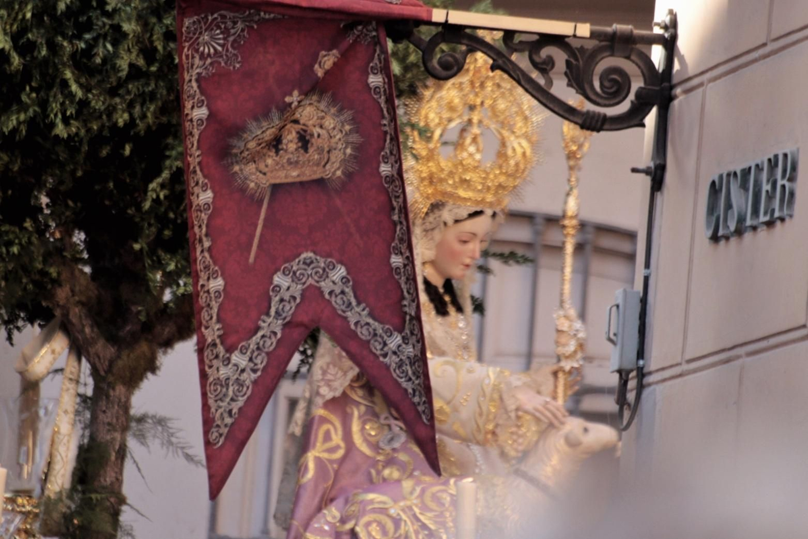 La procesión de la Divina Pastora en Málaga, en fotos