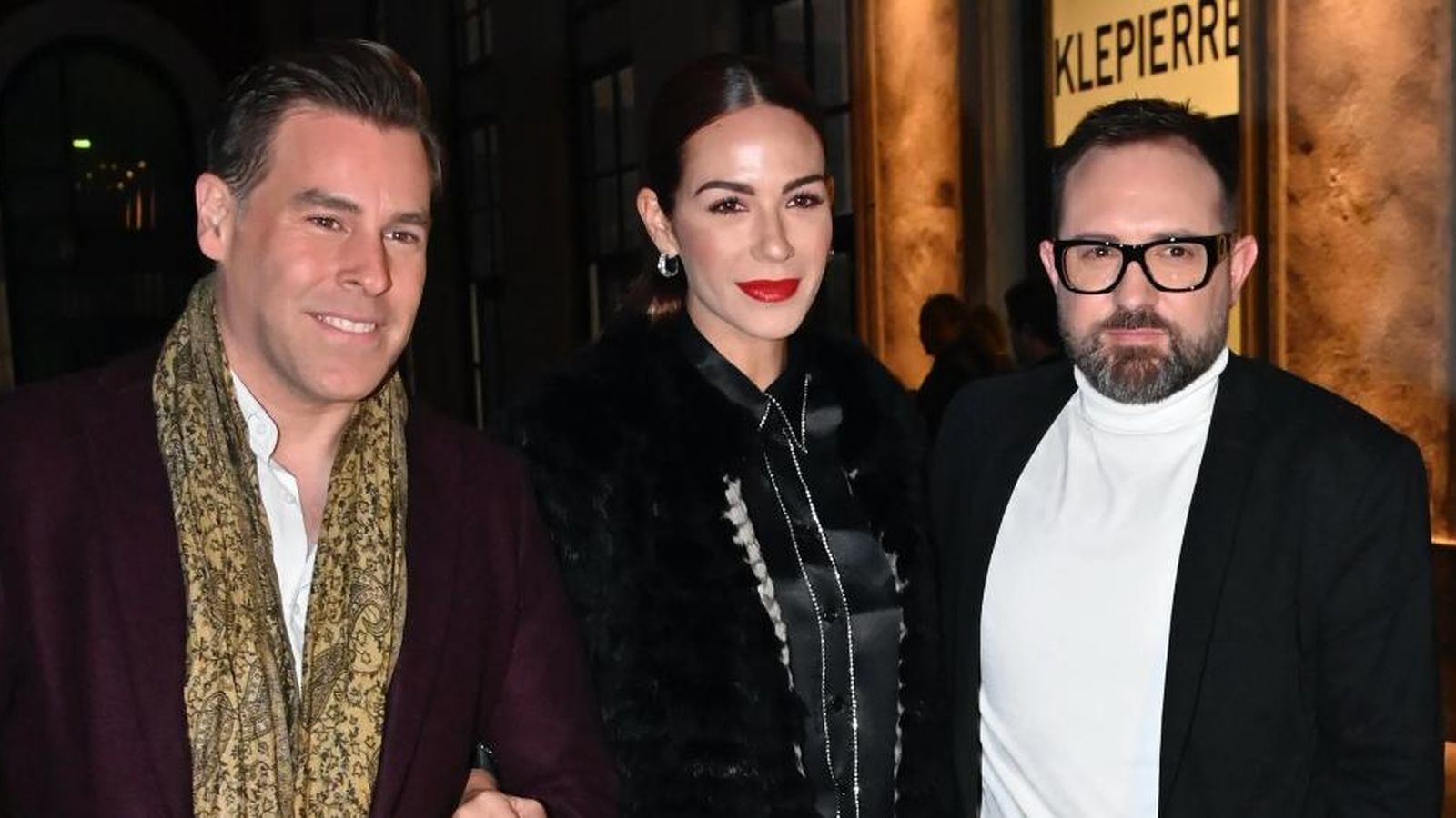 Tamara Gorro asiste a la fiesta de navidad de Antena 3