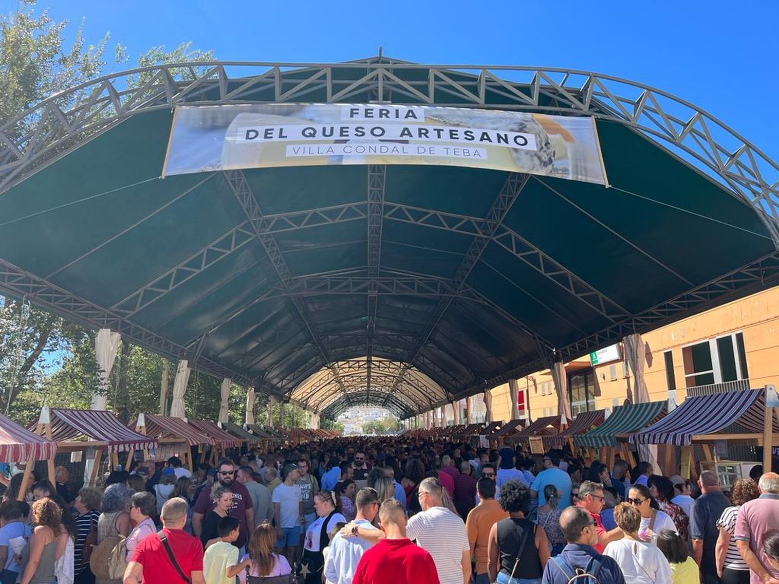 El Recinto de la Feria del Queso Artesanal en una edición anterior.