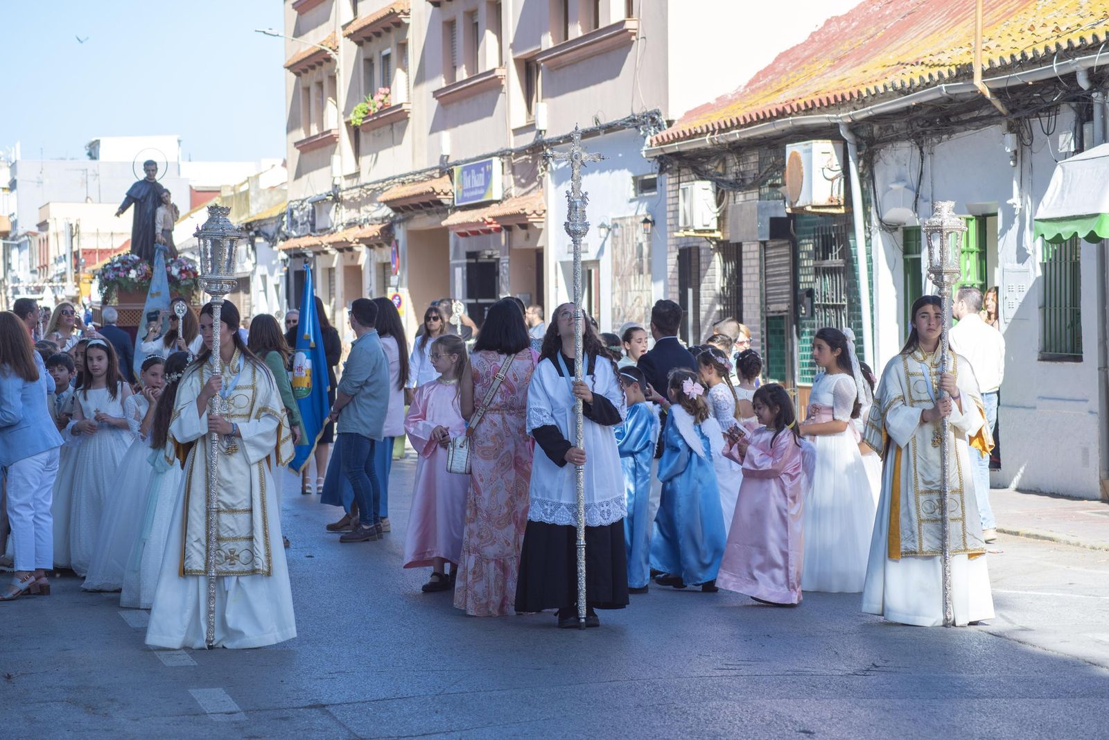 Las fotos de la procesión de María Auxiliadora en La Línea