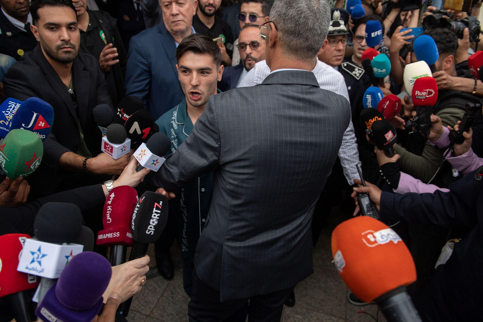 Brahim, recibido en Marruecos como un ídolo