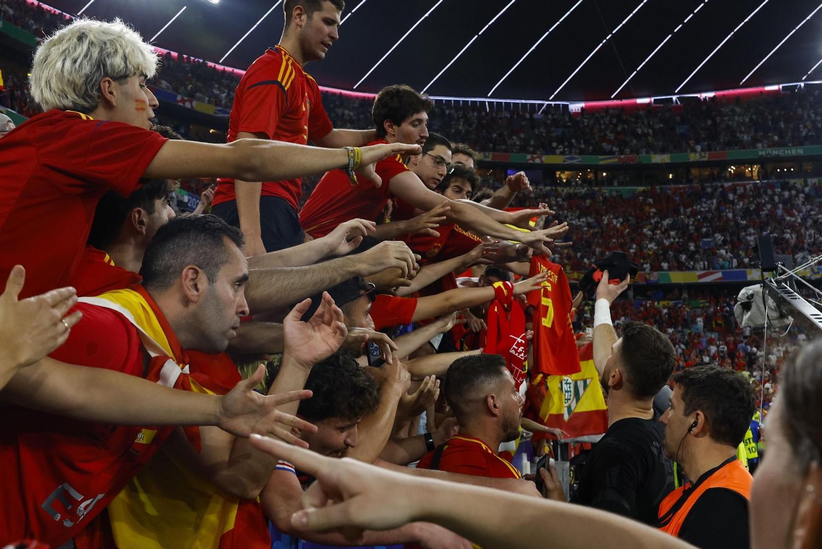 Las mejores imágenes del España - Francia