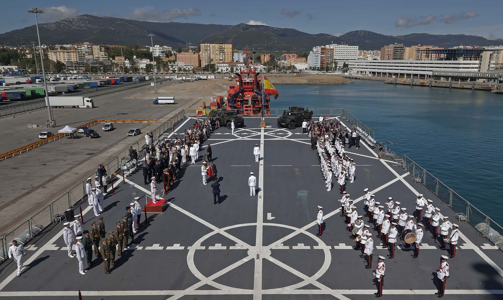 JURA BANDERA CIVIL BUQUE ARMADA ALGECIRAS ERASMO (390)