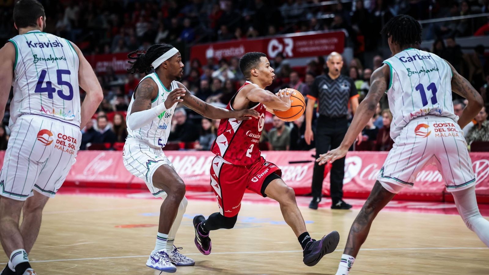 El Casademont Zaragoza-Unicaja, en fotos