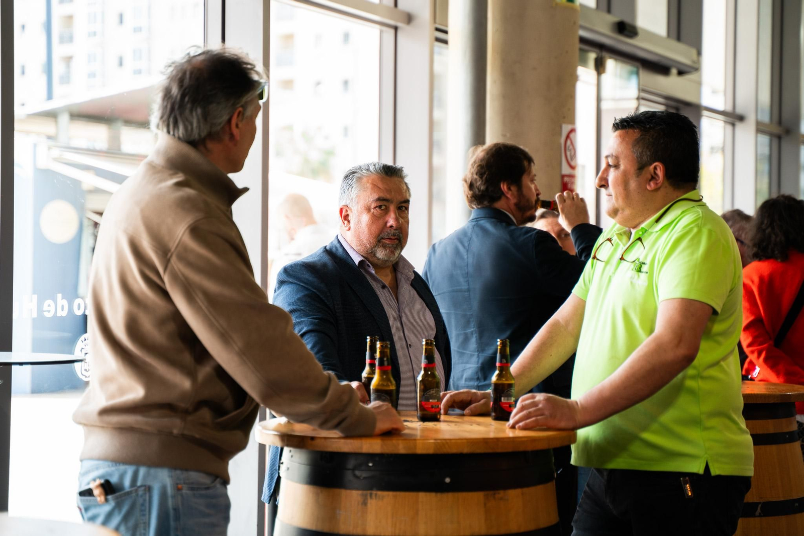 Imágenes del ambiente en el Mercado del Carmen en la mañana del martes