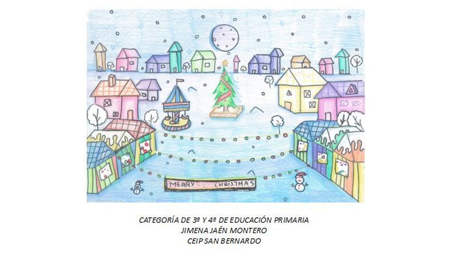 Los ganadores del concurso Dibuja y Pinta la Navidad de Algeciras