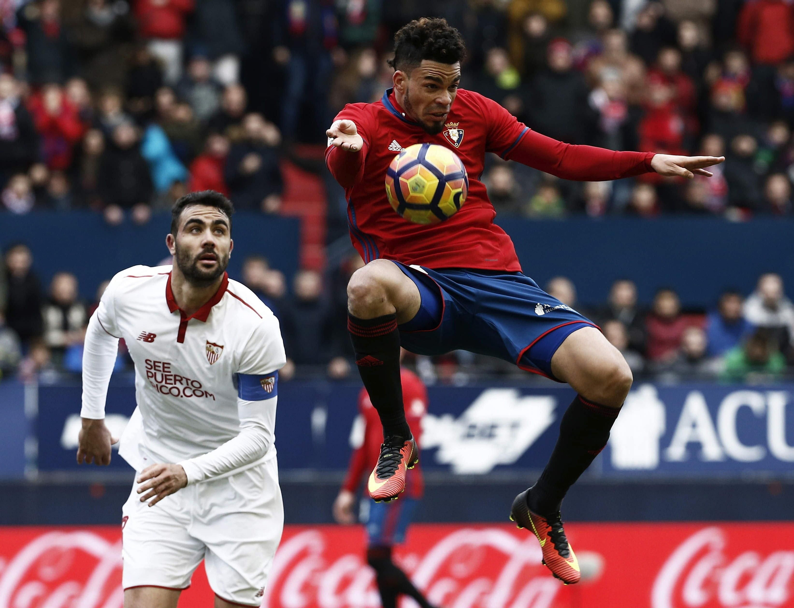 El Osasuna-Sevilla, en imágenes