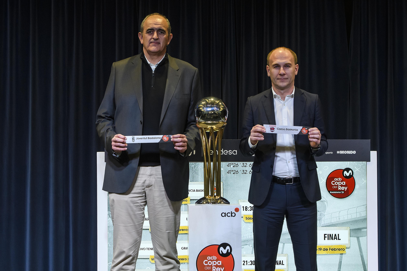 Las fotos del sorteo de la Copa del Rey de Badalona