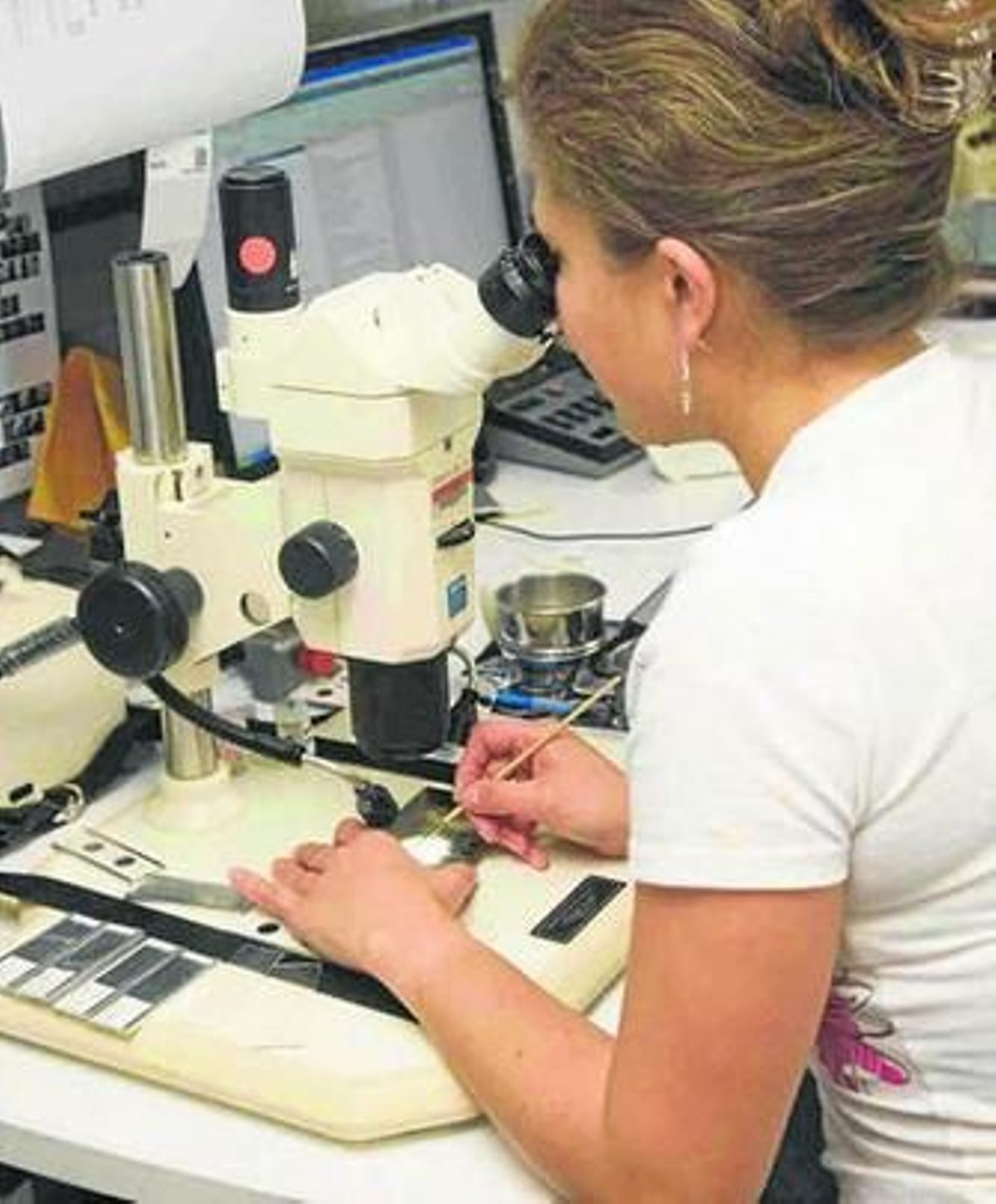 Un integrante de la expedición, embarcada en el 'Joides Resolution'.