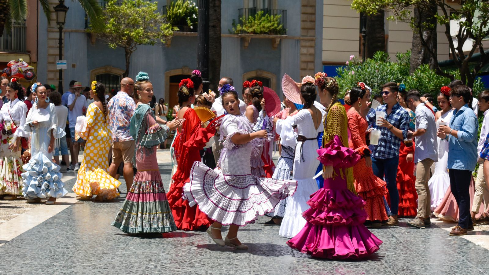 Las fotos del Domingo Rociero en el centro de la Línea