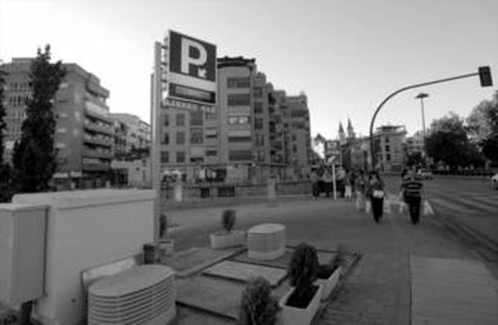 El parking del Vilón está abierto desde el pasado diciembre.