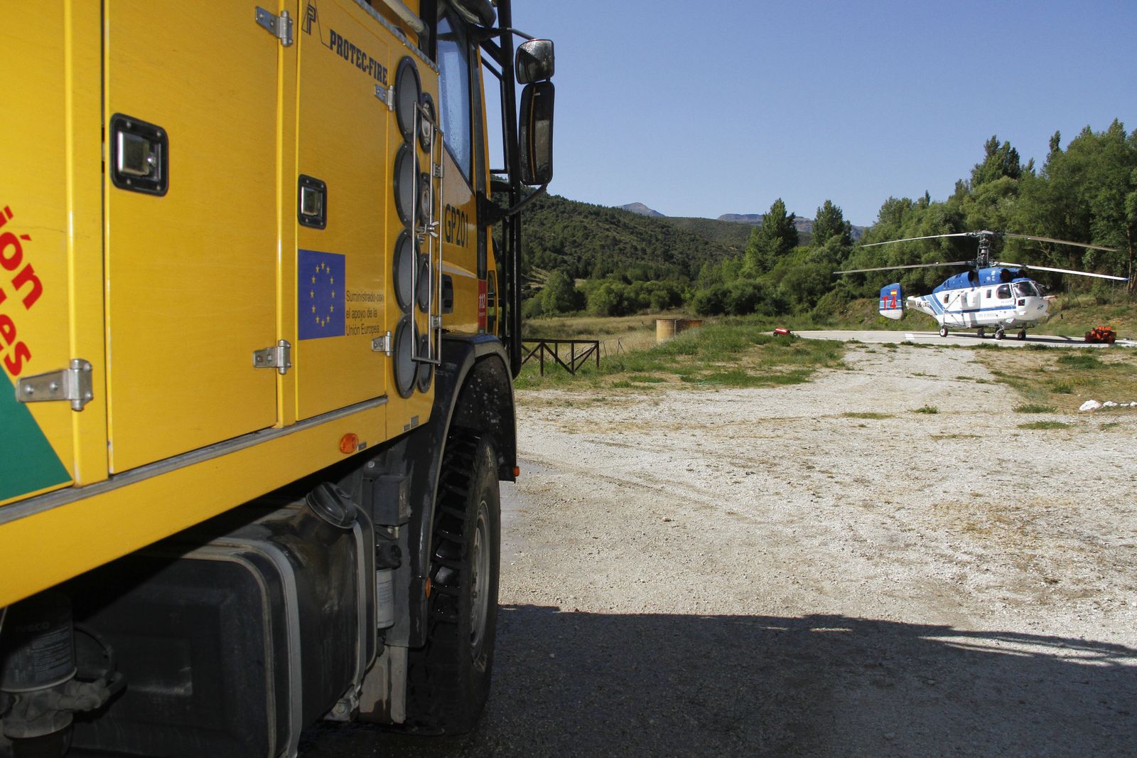 Controlado el incendio forestal declarado en un paraje de Guadix