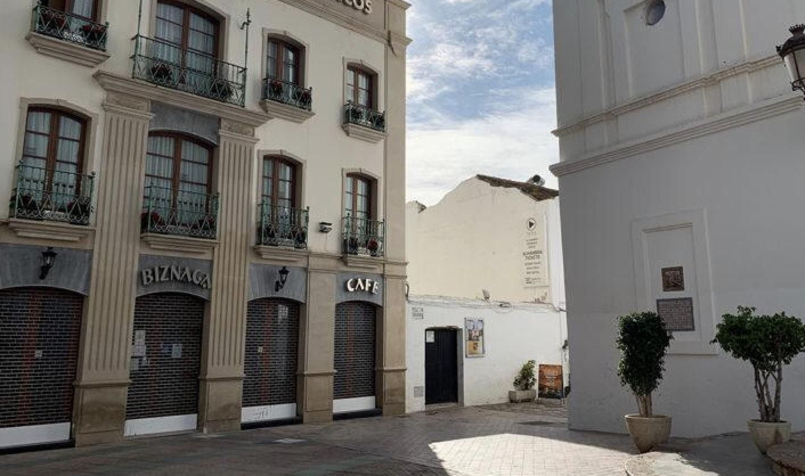 La zona en la que irá ubicada la biblioteca.