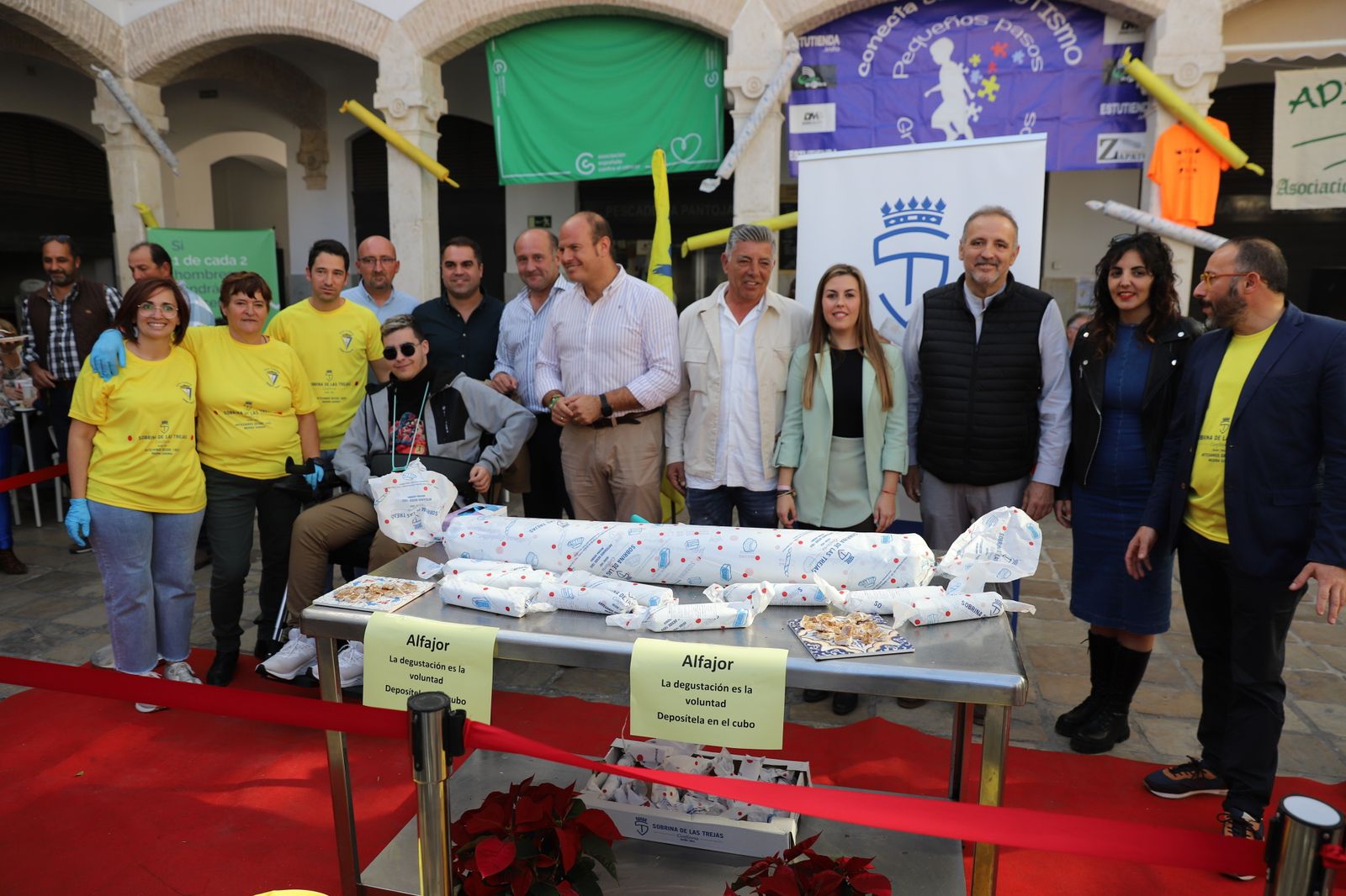 La primera edición del Alfajor Solidario organizada por la Peña Cadista Alfajor Amarillo