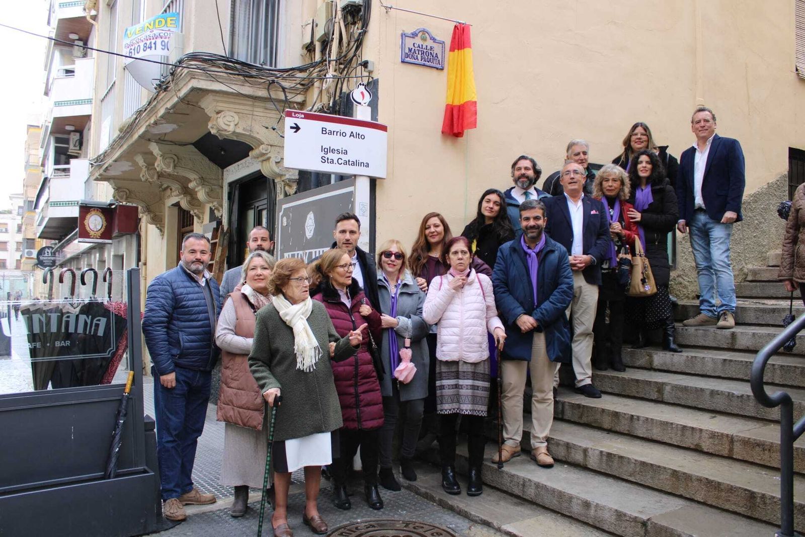 La calle que llevará el nombre de la matrona en Loja.