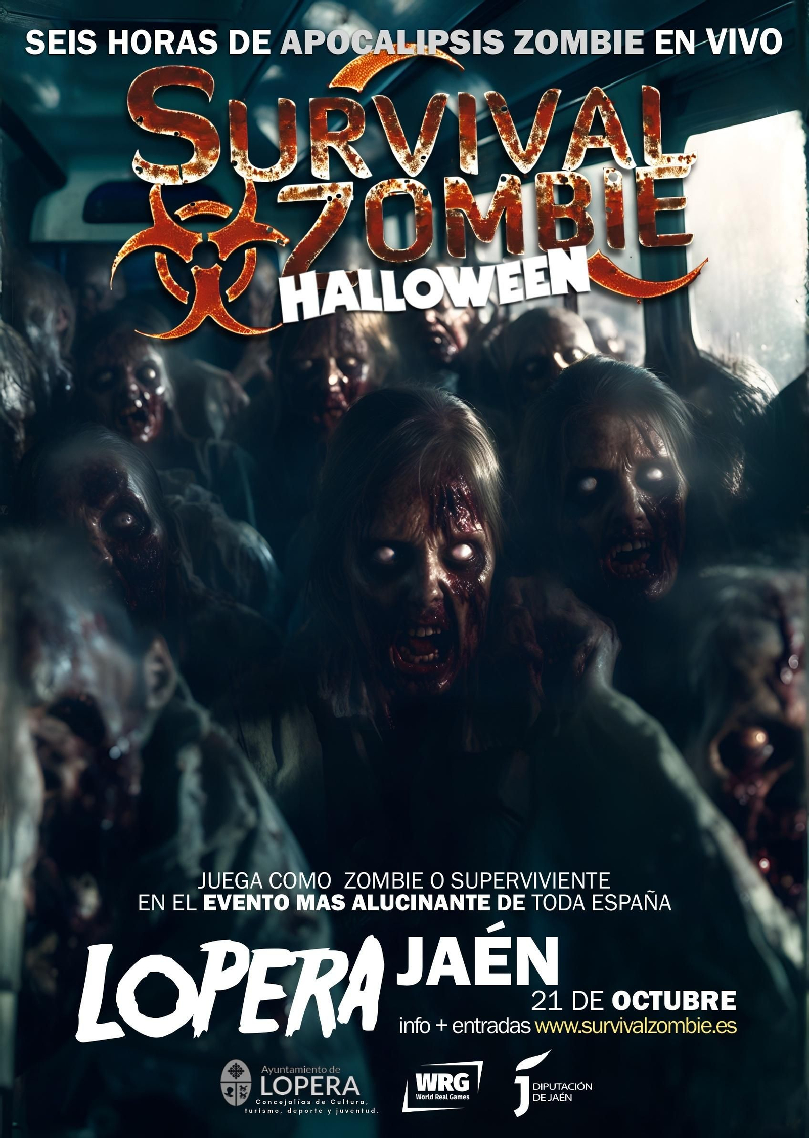 Cartel de la primera Survival Zombie de Lopera. Cartel de la primera Survival Zombie de Lopera.