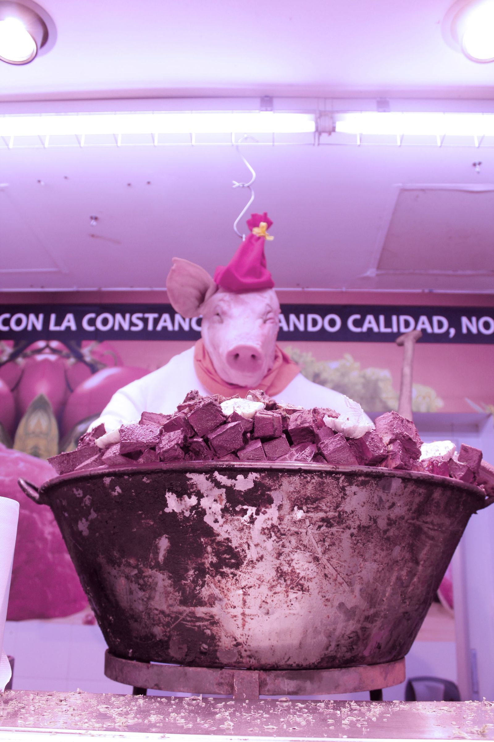 Las imágenes de la fiesta de los Tosantos en el Mercado Central