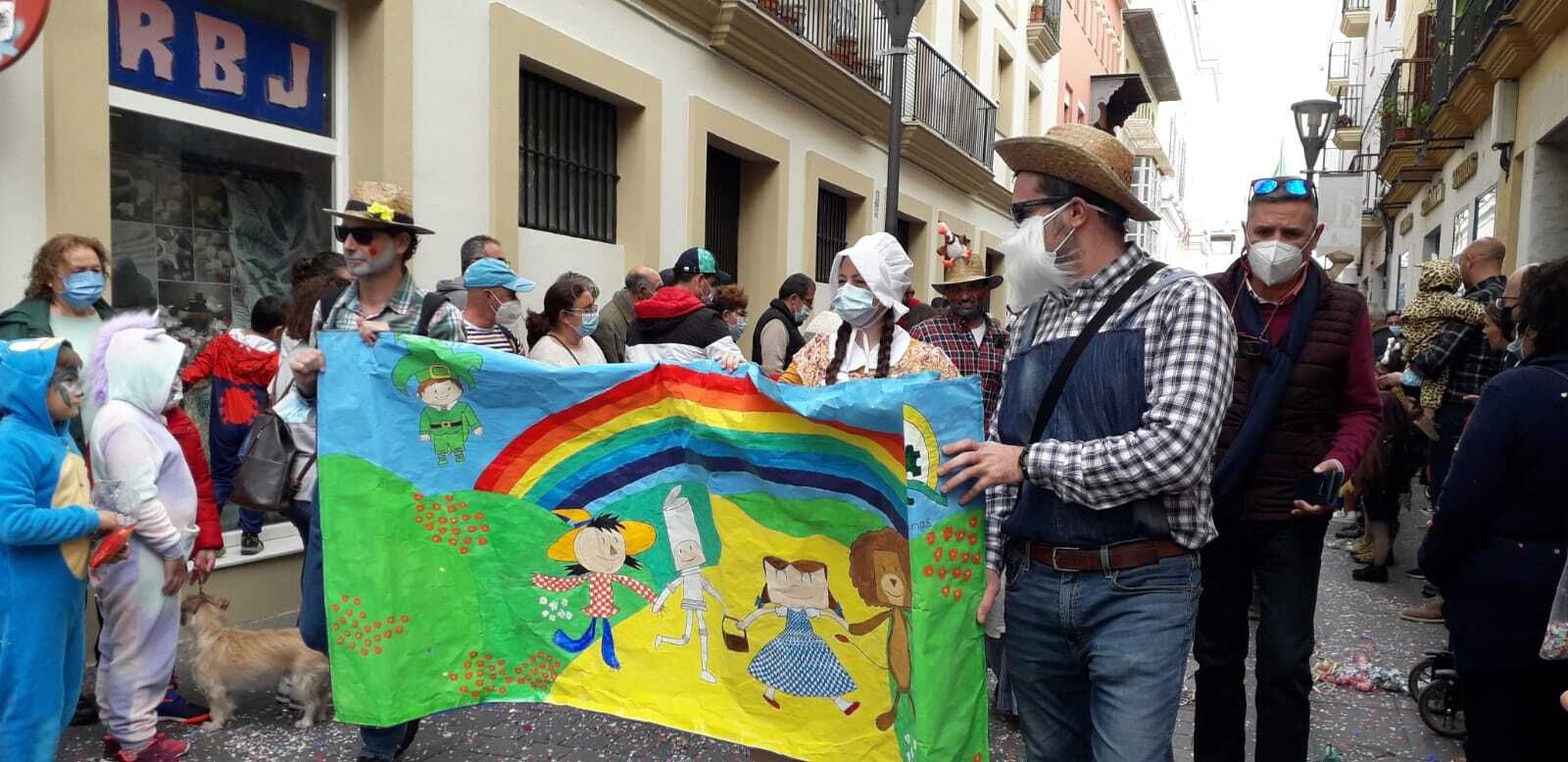 Pasacalles infantil de Carnaval por las calles de El Puerto
