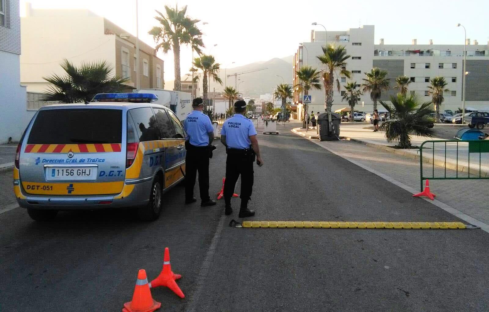 Una pareja de la Policía Local abderitana.