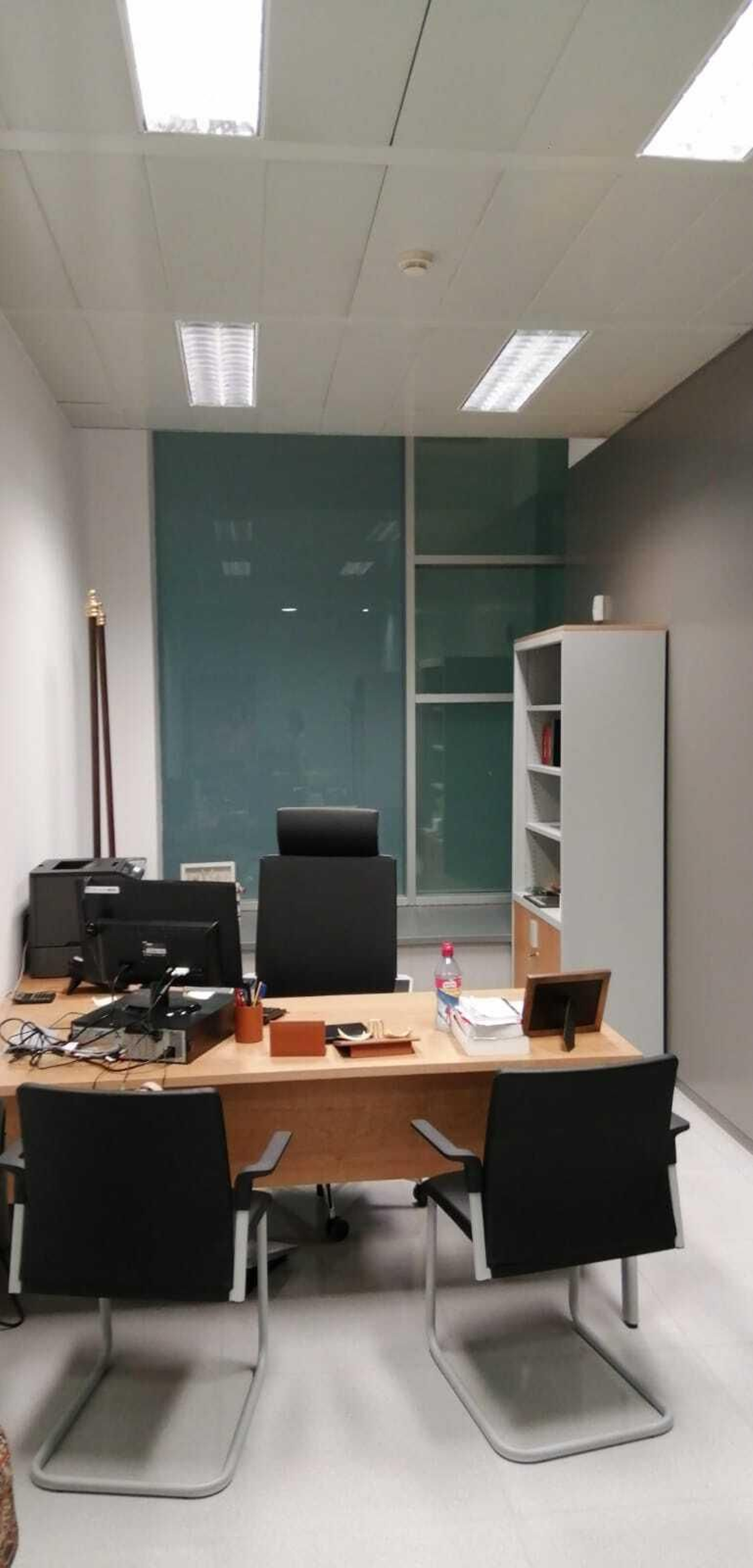 El despacho de la jueza.