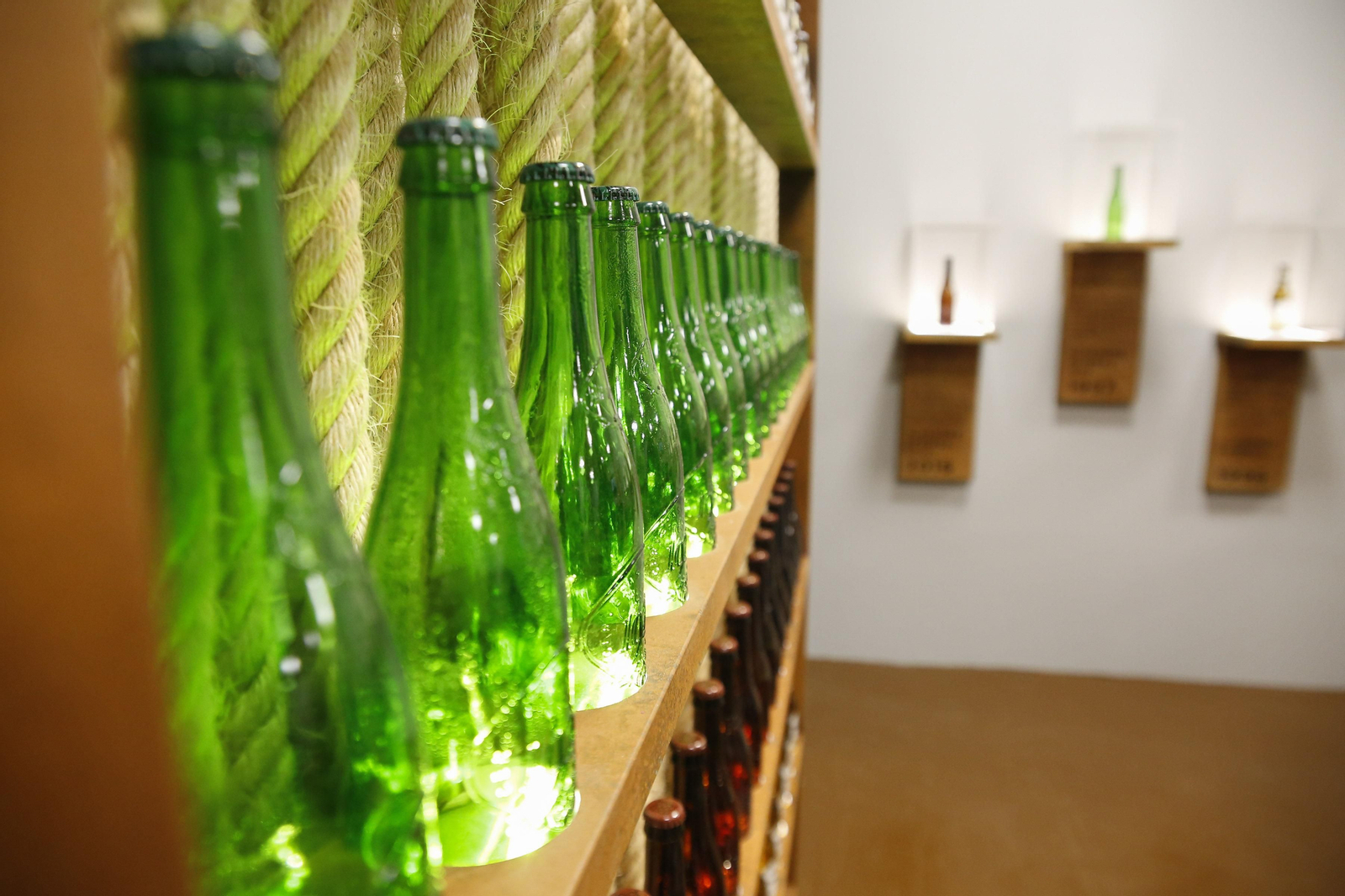 Icónicos botellines verdes de la 1925.