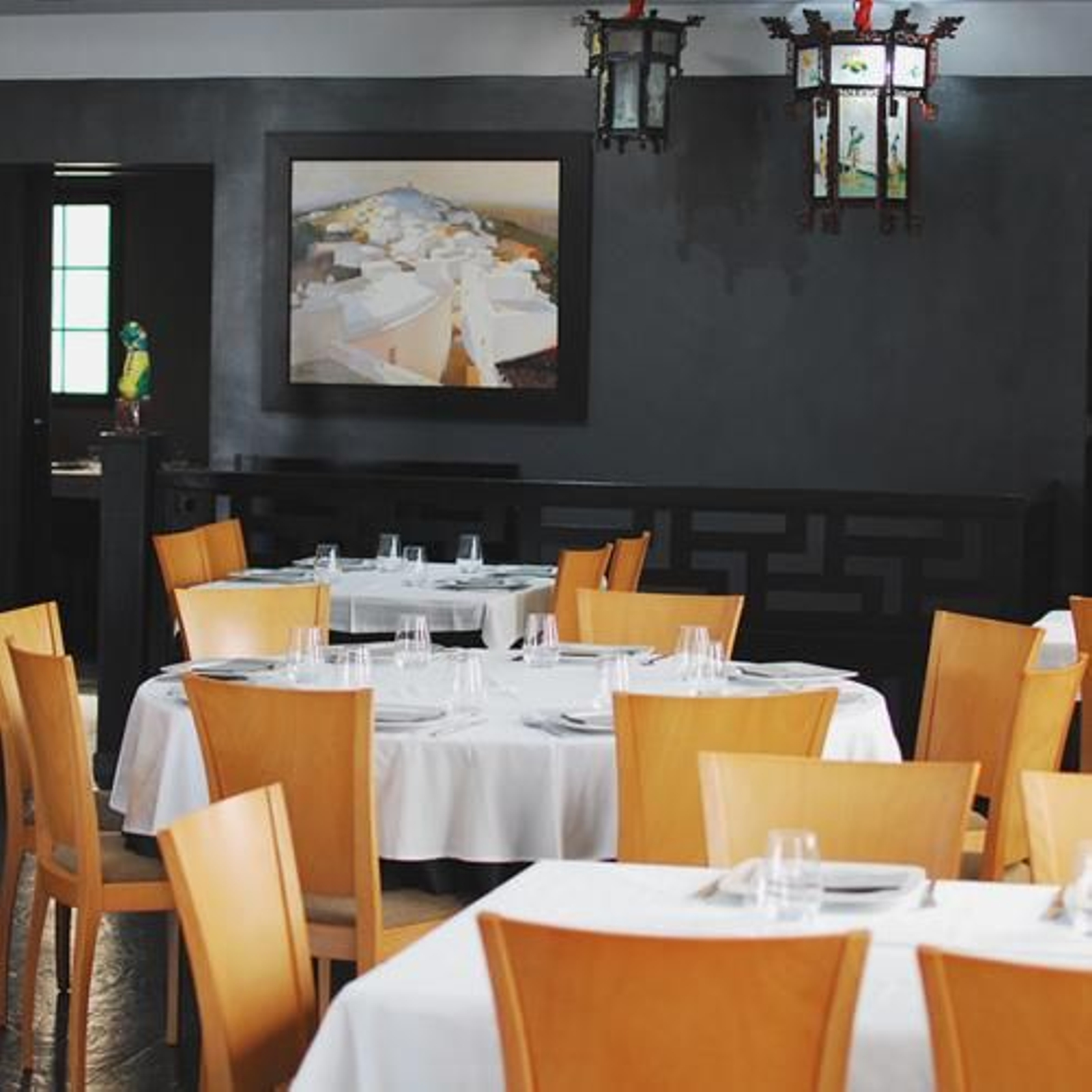 Interior del restaurante Shangai 1968.