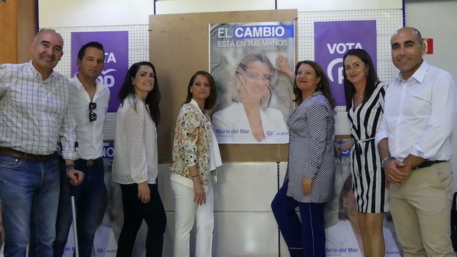 La candidata del PP de Albox, María del Mar Alfonso, se postula como alcaldesa tras ganar las elecciones.