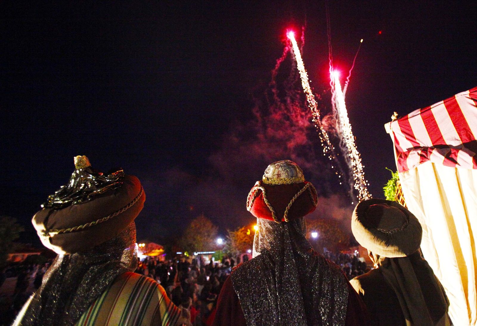 Las imágenes de los Reyes Magos recogiendo el oro en las Minas de Tharsis