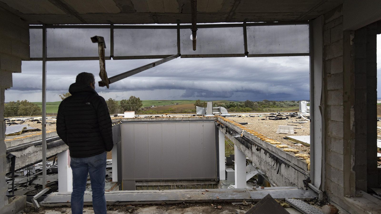 La azotea del Soland Center.