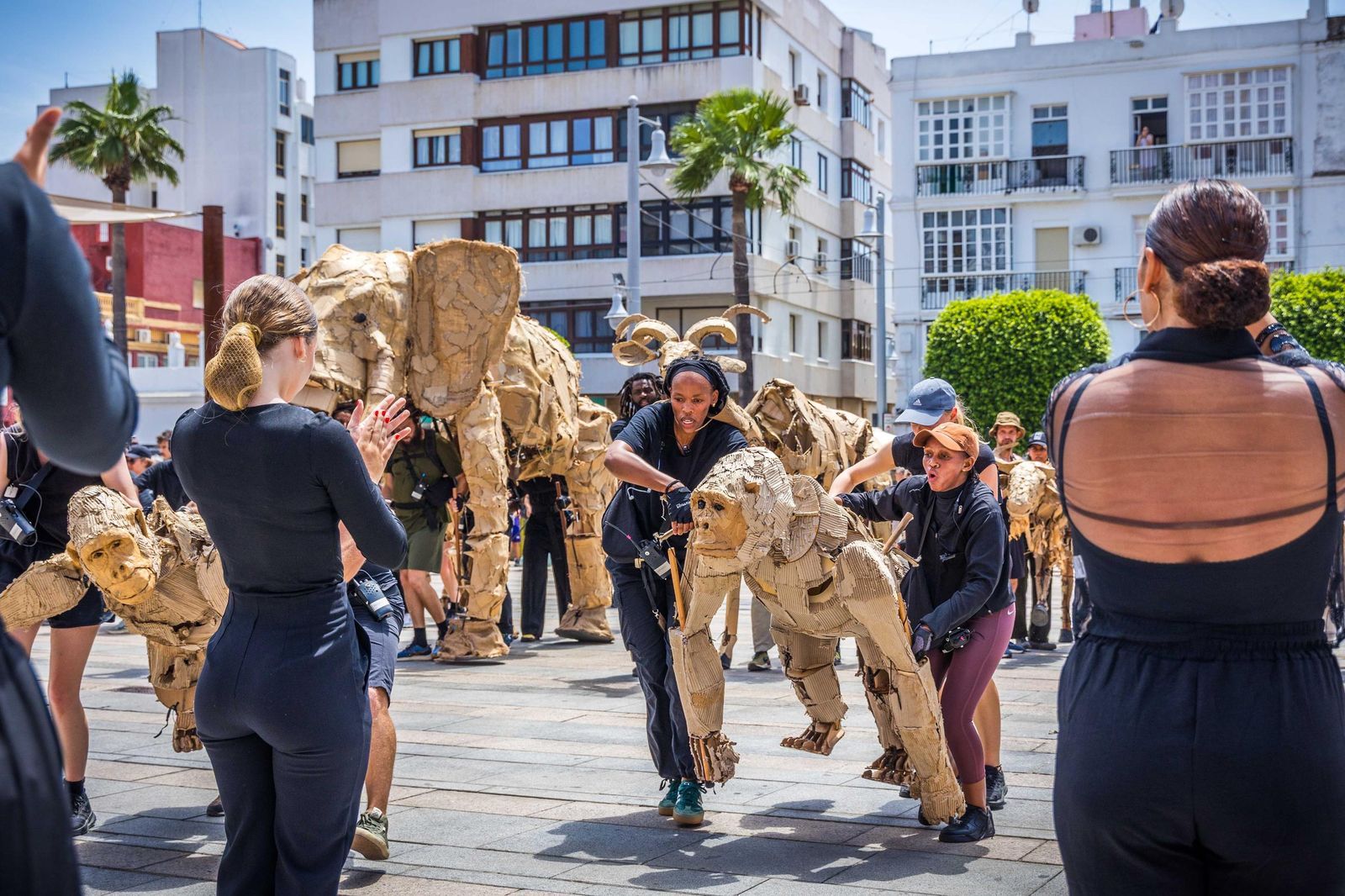 Las imágenes de 'La estampida' en San Fernando