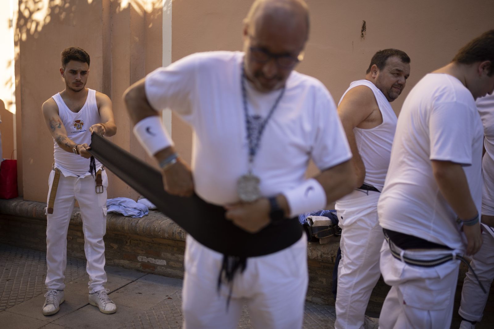 Imágenes de la salida de la Virgen de la Cinta desde la Catedral hacia el Santuario