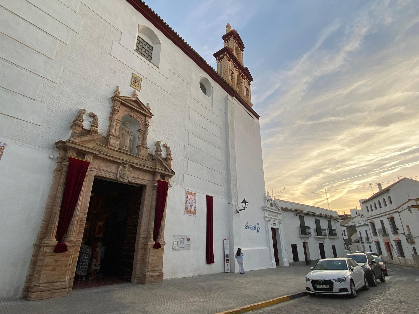 El exterior del templo.