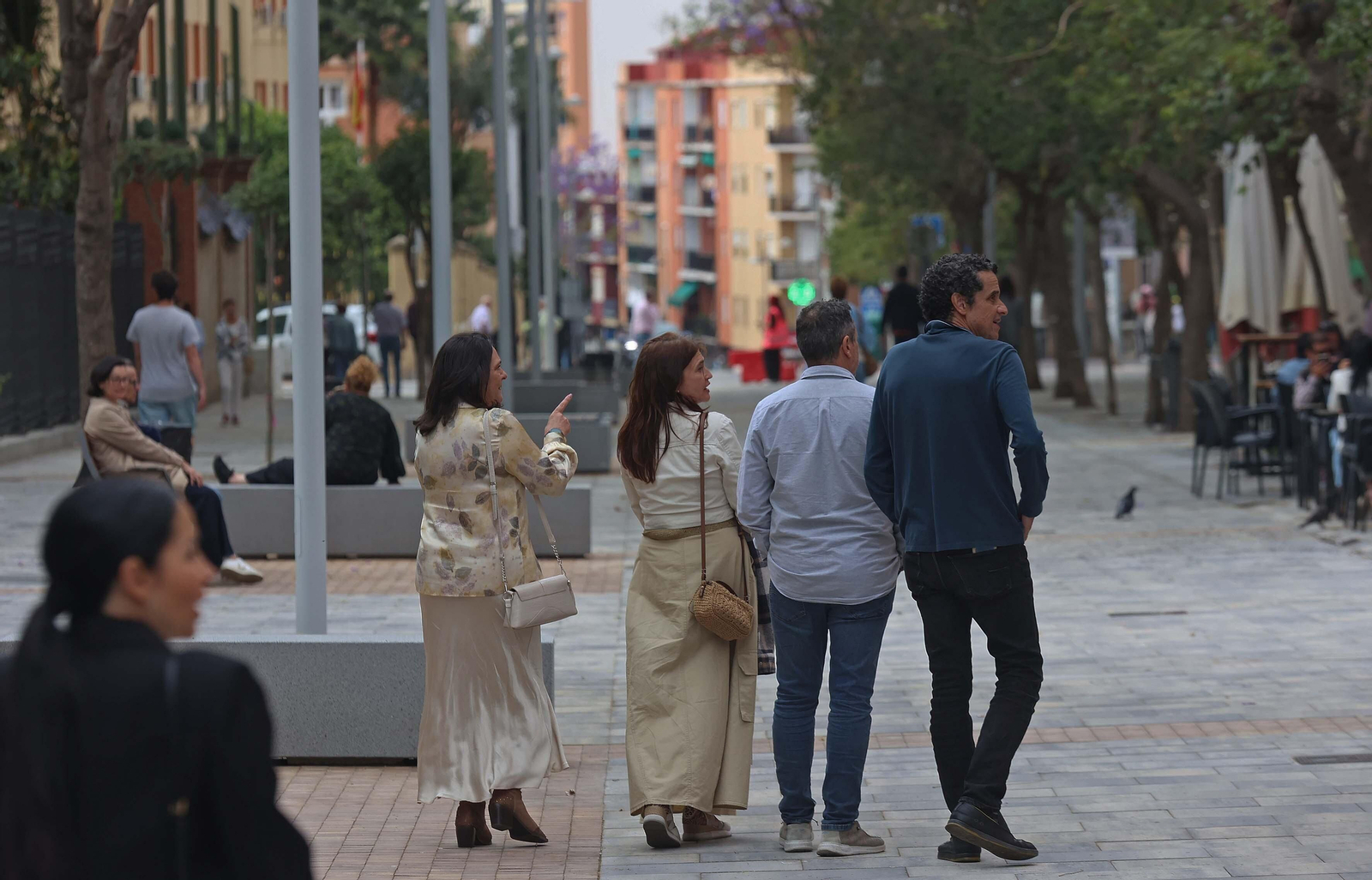 La apertura peatonal de la avenida Capitán Ontañón de Algeciras, en imágenes