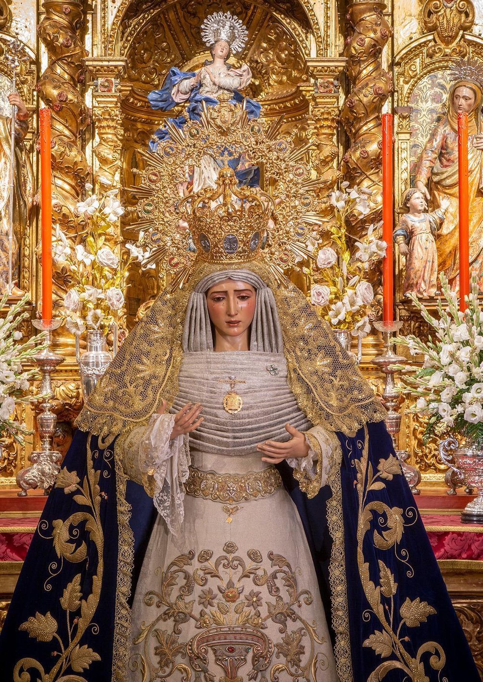 La Virgen del Dulce Nombre, en su ubicación extraordinaria