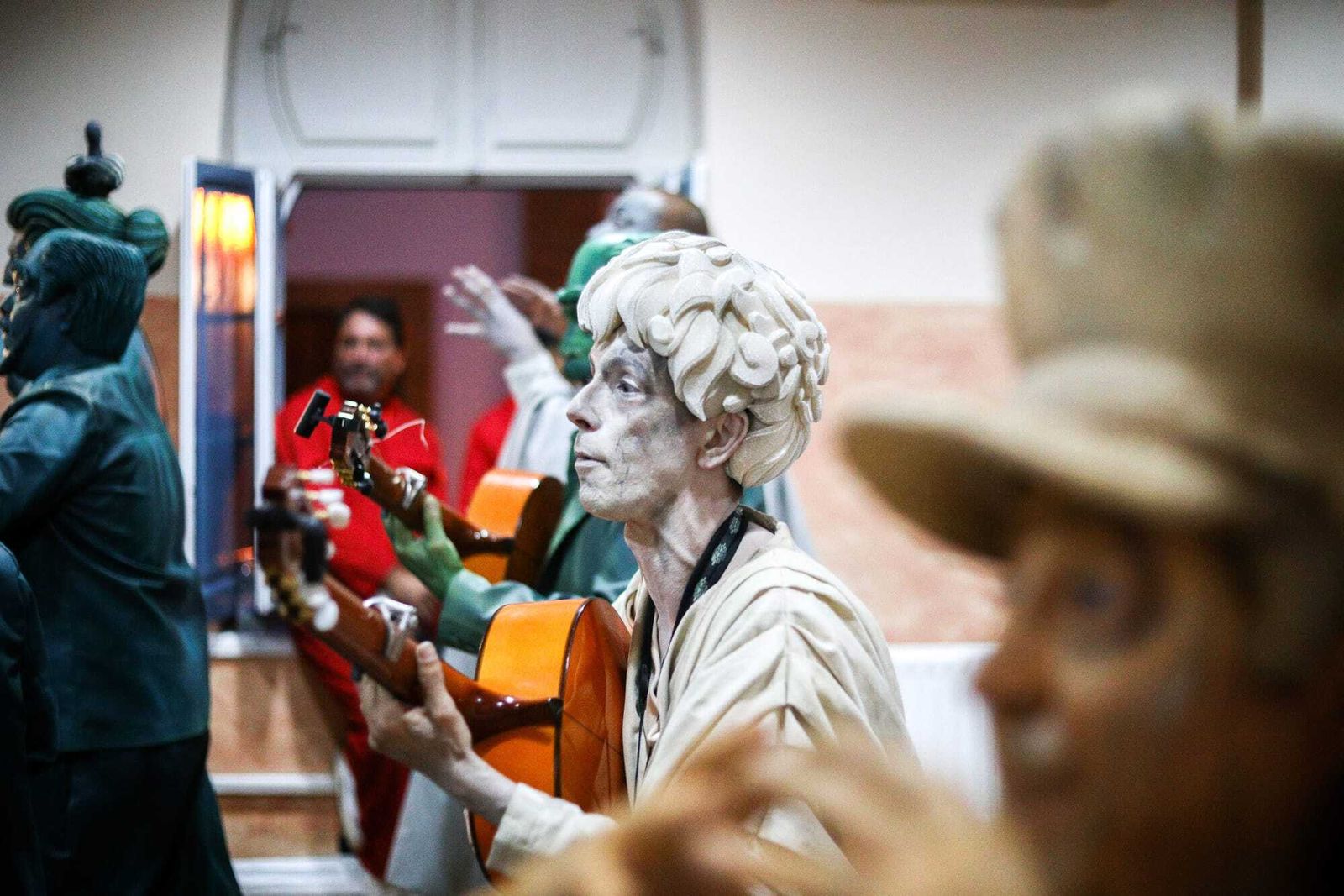 Ambiente en camerinos