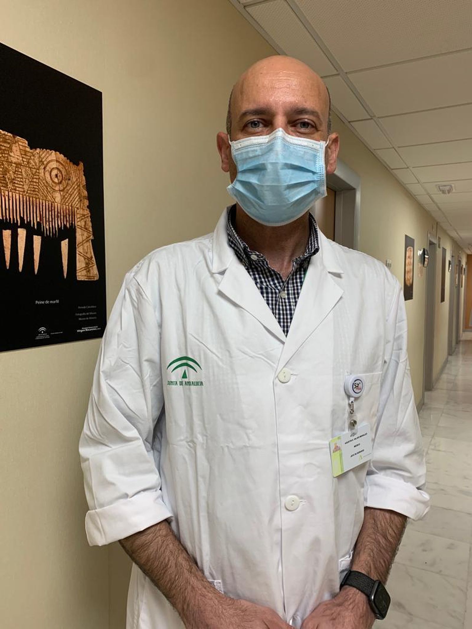 Agustín Valido, jefe de Neumología del Hospital Virgen Macarena.