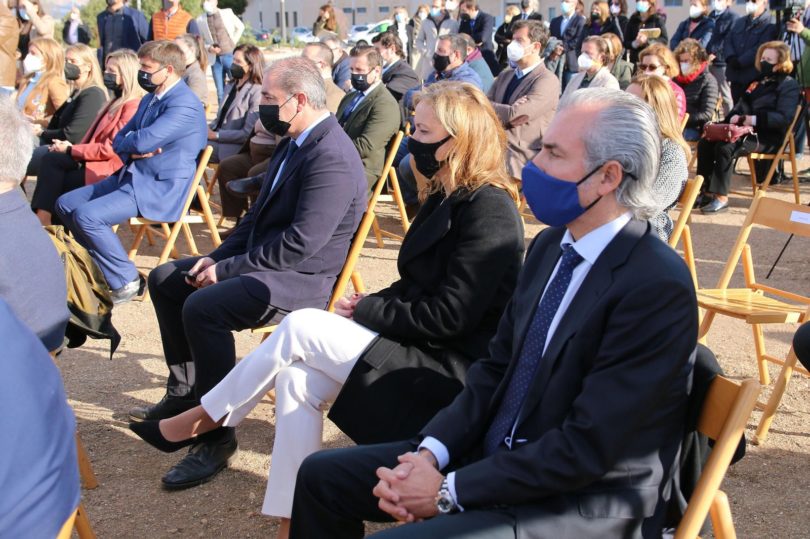 Fotogalería de la colocación de la primera piedra del hospital de Roquetas