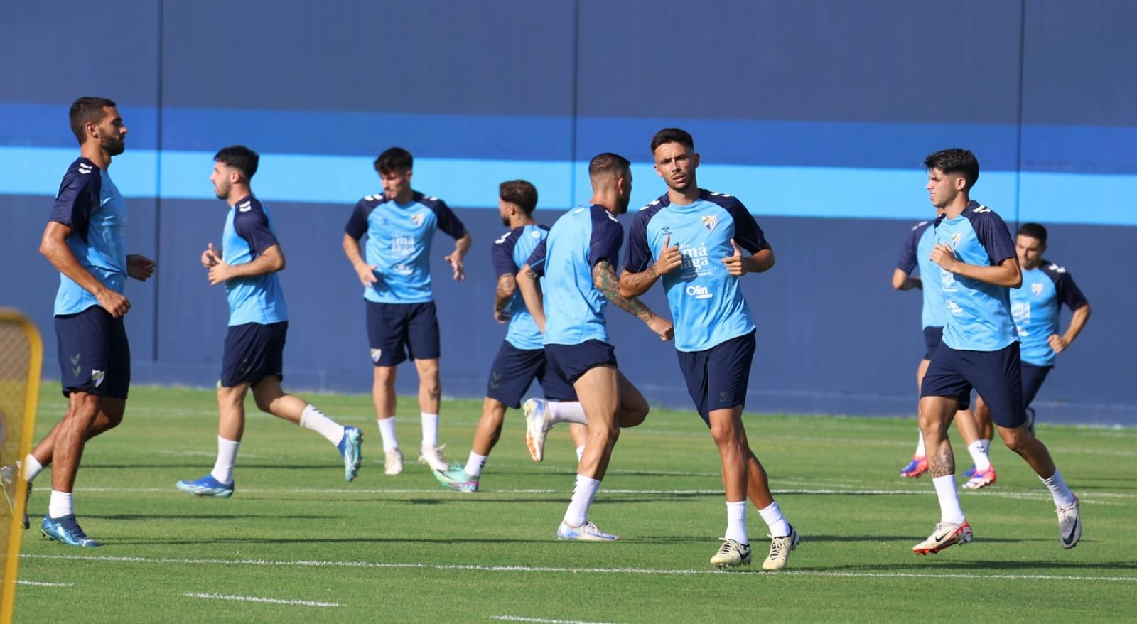 Haitam, como una moto en la última sesión del Málaga CF