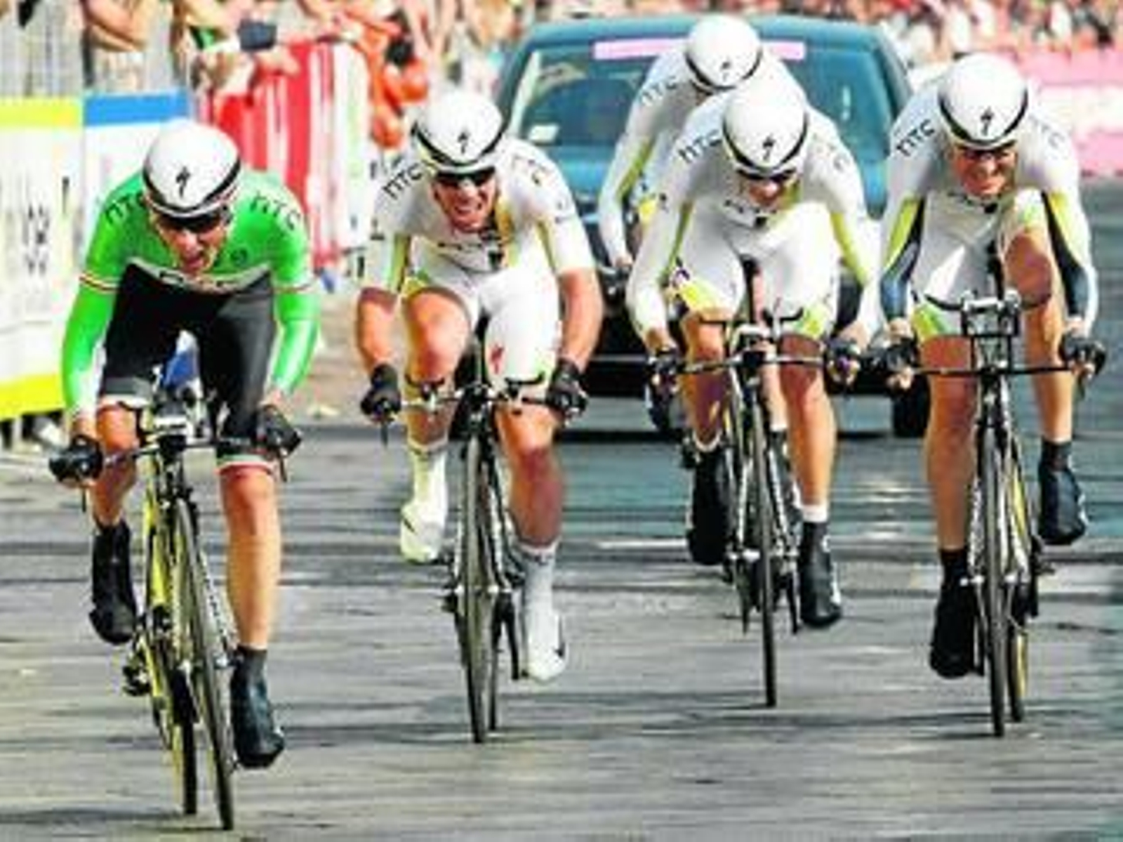 La crono por equipos abrió el Giro 2011.